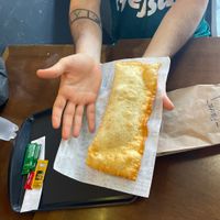 Bacalhau vegano /vegan cod   at Um Sonho de Coxinha (Cantina Vegana) in Sao Paulo