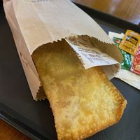 Ready to go (away from smelly neighbors).  at Um Sonho de Coxinha (Cantina Vegana) in Sao Paulo