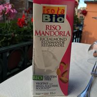 Rice Almond milk at Naturalia in Venice