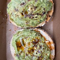 Nick & Nora with vegan cc  at Rachel's Bagels & Burritos in Seattle