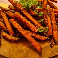 Sweet potatoe fries - soooo yummy at Hawaii Poké Bowl in The Hague