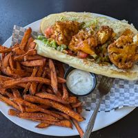 Buffalo Cauliflower po boy at Julep Kitchen & Bar in Ellensburg