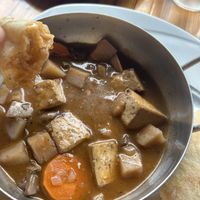 Tofu bourguignon   at Cafe Cambio in Chicoutimi
