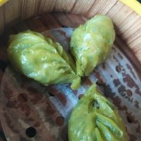 Ravioli di verdure al vapore, ripieni di verdure e spaghetti di soia at JI in Mapello