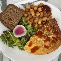 Vegan omelet  at Evviva - Yonge St in Toronto