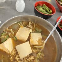 Ramen with tofu and edamame   at I-Ho's Korean Grill in Bozeman