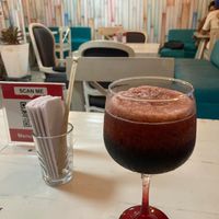 A kind of date juice (forgot the name) at Majito Ali Cocina Libanesa in Santa Marta