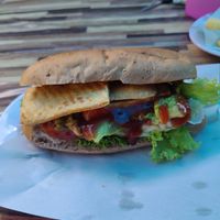 Tofu Avocado sandwich at Sandwich Lady in Koh Tao