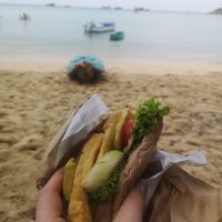 Tofu avocado sandwich at Sandwich Lady in Koh Tao
