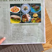 Menú   at Beyond The Root in Khao Lak