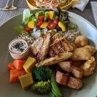 Buddha Bowl and Som Tam at Beyond The Root in Khao Lak