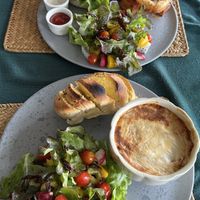 Lasagna and Burger  at Beyond The Root in Khao Lak