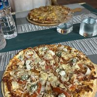 4 cheese and hawaii pizza  at Beyond The Root in Khao Lak