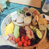 Mini cheese platter at Beyond The Root in Khao Lak