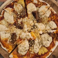 Pizza Hawaii at Beyond The Root in Khao Lak