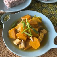 Stier fried pumpkin   at Beyond The Root in Khao Lak