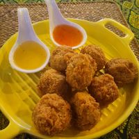 Breaded mushrooms at Beyond The Root in Khao Lak