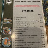 Menu June 2025 (around 8 full pages of options)  at Beyond The Root in Khao Lak