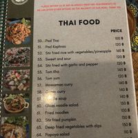 Menu June 2025 (around 8 full pages of options)  at Beyond The Root in Khao Lak