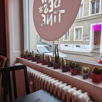 Indoor seating at Klandestine in Basel