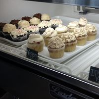 Vegan options clearly labeled  at Sweet City Cupcakes in St Augustine
