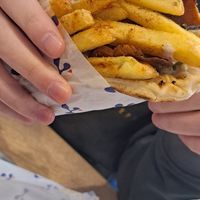 Large seitan pita at Yianni's in Glasgow