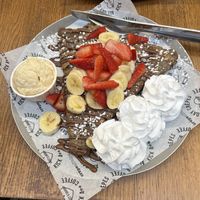 VEGAN THE WHOLE SHEBANG CREPE  at Crêpeaffaire in Newcastle Upon Tyne