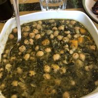 Zuppa di cannellini, ceci, cavolo nero, zucca e finocchietto    at L' Angolo Cottura in Rome