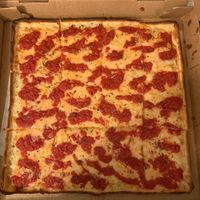 Vegan Grandma Pie  at Umberto's in Lake Grove