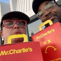 Turned our frowns upside down  at Mr.Charlie's - Los-Angeles in Los Angeles