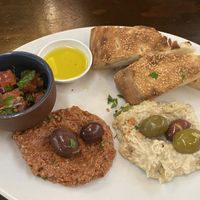 Bread and dips (so good) #Veganuary at Tasca in Newmarket
