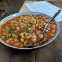 Haricot beans at Tasca in Newmarket