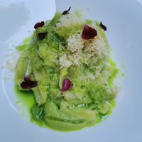 Tagliatelle con crema di zucchine e grattugiato vegetale at Caffè Tomaso in Udine