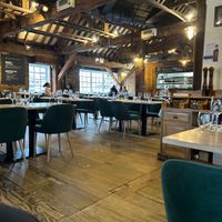 inside the restaurant   at The Dickens Inn in East London