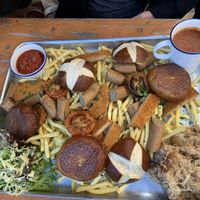 The vegan platter for 5!   at Munich Cricket Club in South West London