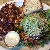 fresh garden tofu scramble  at Old Town Cafe in Bellingham