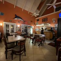 Inside seating  at Key Largo Conch House in Key Largo