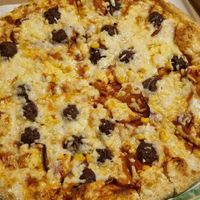 Mighty vegan pizza at Caprinos Pizza in Airdrie