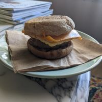 Breakfast Sandwich at Good Vibes Juice & Smoothie in Lake Placid