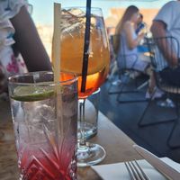 Drinks at Lumi Rooftop Restaurant & Bar in Lisbon