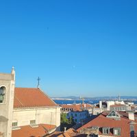 View at Lumi Rooftop Restaurant & Bar in Lisbon