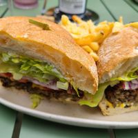 Planta burger at Planta in Bethesda