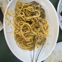 Spaghetti carbonara   at Planta in Bethesda