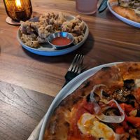 Chicken fried mushrooms at Planta in Bethesda