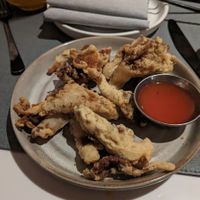 Chicken fried mushrooms at Planta in Bethesda