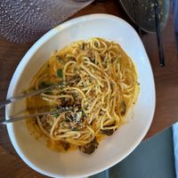 Spaghetti carbonara.   at Planta in Bethesda