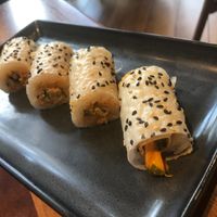 Baked crab roll at Planta in Bethesda