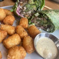 Crispy Mushroom Caesar Wrap  at Planta in Bethesda