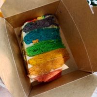 Rainbow Cake at Tisch in Vienna