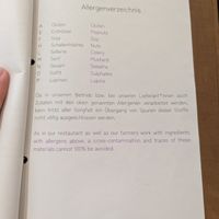 Tisch menu 14 at Tisch in Vienna